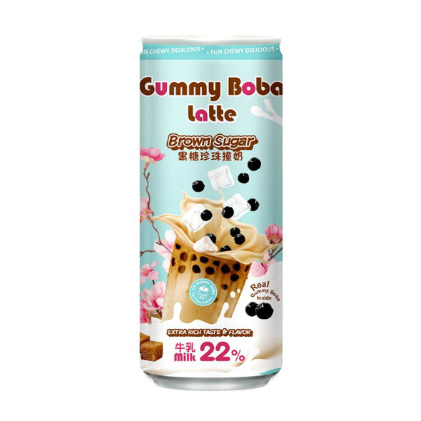 OS: Brown Sugar Gummy Boba Latte, 15.9 oz New