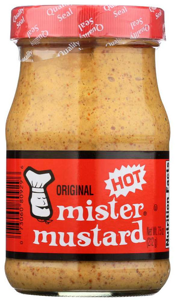 MR MUSTARD: Hot Mustard, 7.5 oz New
