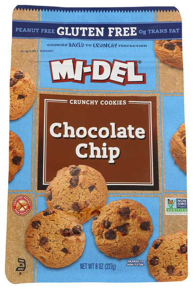 MIDEL: Cookies Mini Chocolate Chip Gluten Free, 8 oz New