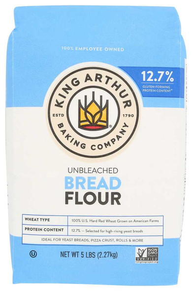 KING ARTHUR: Unbleached Bread Flour, 5 lb New