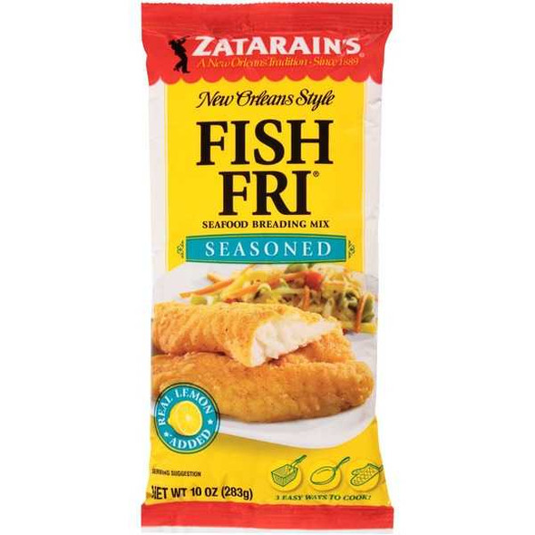 ZATARAINS: Seasoning Fish Fri Seasoned, 10 oz New