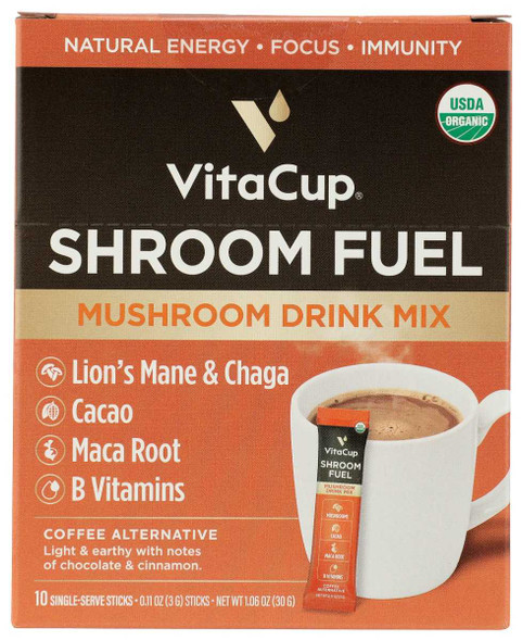 VITACUP: Coffee Shroom Sngle Srve, 10 PC New
