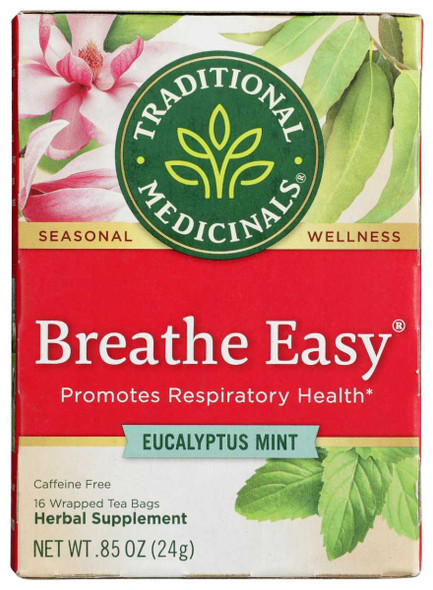 TRADITIONAL MEDICINALS: Breathe Easy Tea, 16 bg New