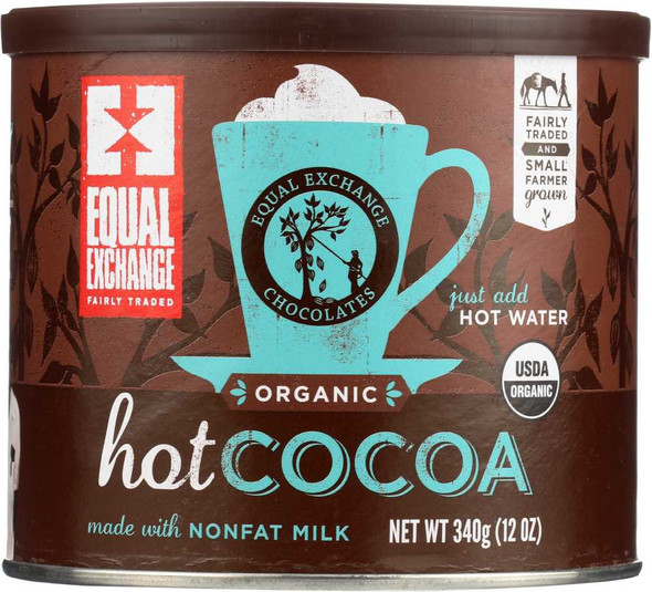 EQUAL EXCHANGE: Cocoa Hot Mix Org, 12 oz New