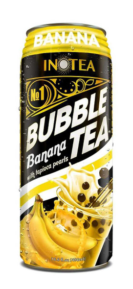 INOTEA: Banana Bubble Tea, 16.6 fo New
