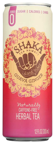 SHAKA TEA: Tea Herbal Guava Ggr Rtd, 12 fo New