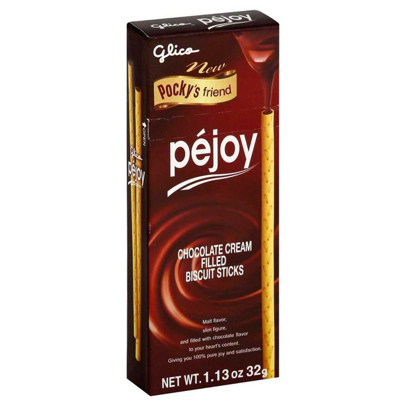 GLICO: Pocky Pejoy Chocolate Biscuit Sticks, 1.13 oz New