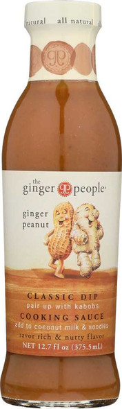GINGER PEOPLE: Ginger Peanut Sauce, 12.7 oz New