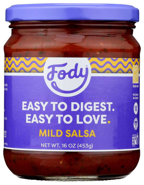 FODY FOOD CO: Salsa Mild Low FODMAP, 16 oz New
