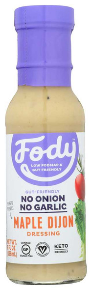 FODY FOOD CO: Low FODMAP Maple Dijon Salad Dressing, 8 fl oz New
