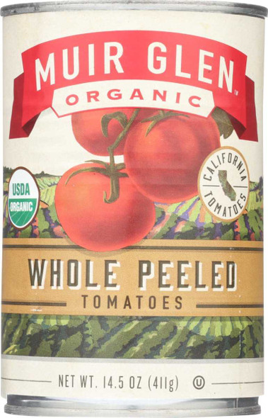 MUIR GLEN: Organic Whole Peeled Tomatoes, 14.5 oz New
