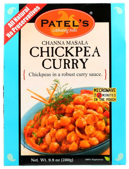 PATEL: Mix Sauce Rice Chickpea Curry, 9.9 oz New