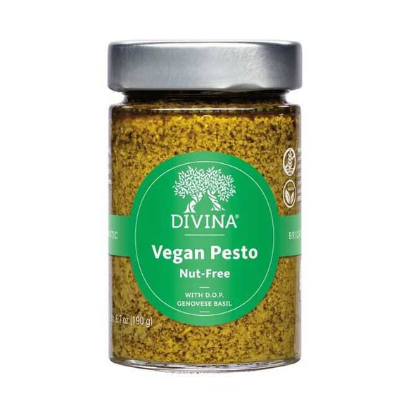 DIVINA: Vegan Pesto Nut Free, 6.7 oz New
