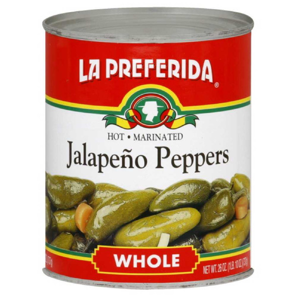 LA PREFERIDA: Pepper Jalapeno Whole, 26 oz New