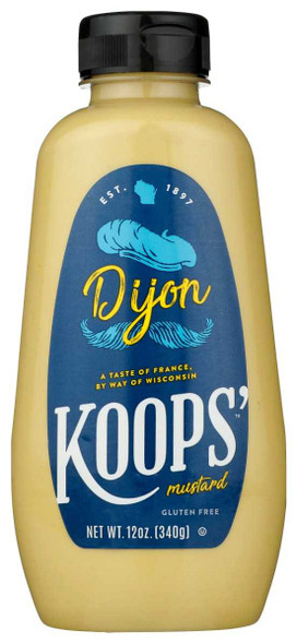 KOOPS: Dijon Mustard, 12 oz New