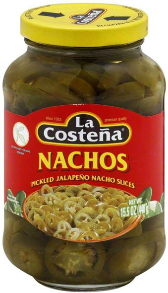 LA COSTENA: Pickled Jalapeno Nacho Slices, 15.5 oz New