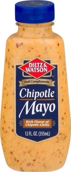 DIETZ AND WATSON: Mayonnaise Smky Chipotle, 12 oz New
