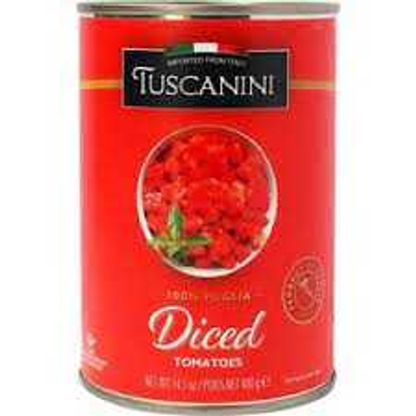 TUSCANINI: Tomatoes Diced, 14.1 OZ New