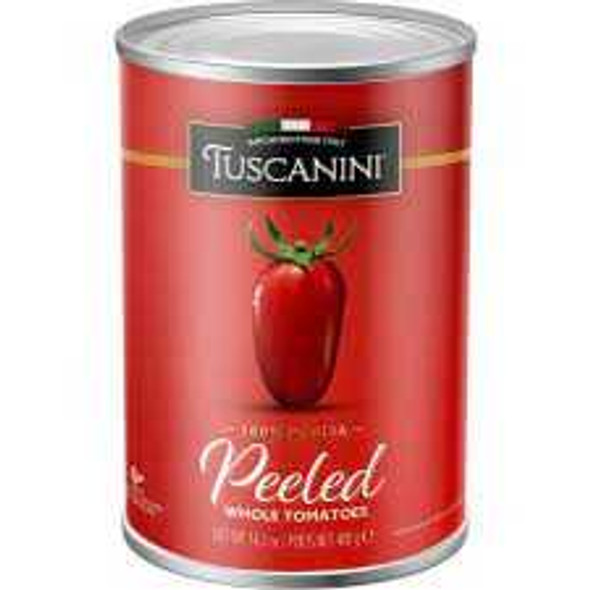 TUSCANINI: Tomatoes Peeled, 14.1 OZ New