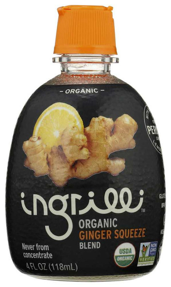 INGRILLI: Organic Ginger Squeeze Blend, 4 fo New