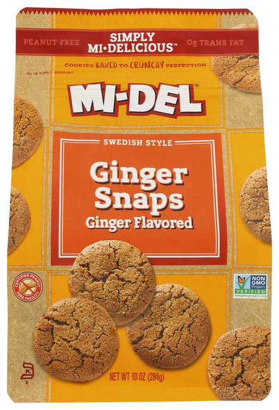 MIDEL: Ginger Snap Ginger Flavored, 10 oz New