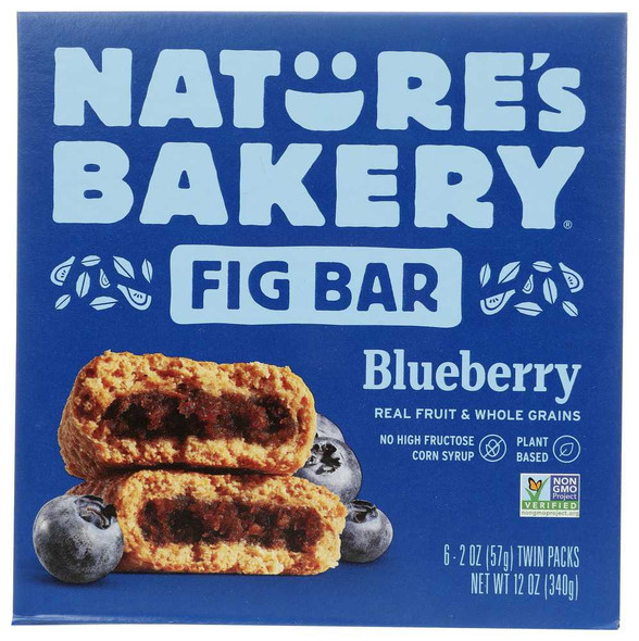 NATURE'S BAKERY: Stone Ground Whole Wheat Blueberry Fig Bar, 12 oz New
