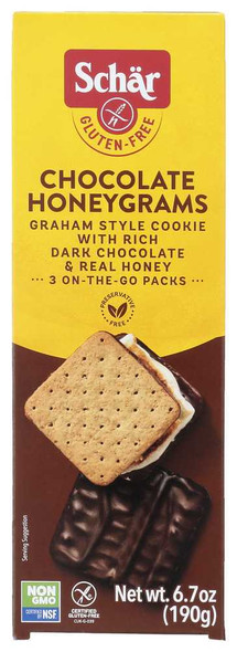 SCHAR: Cookie Chocolate Honeygram, 6.7 oz New