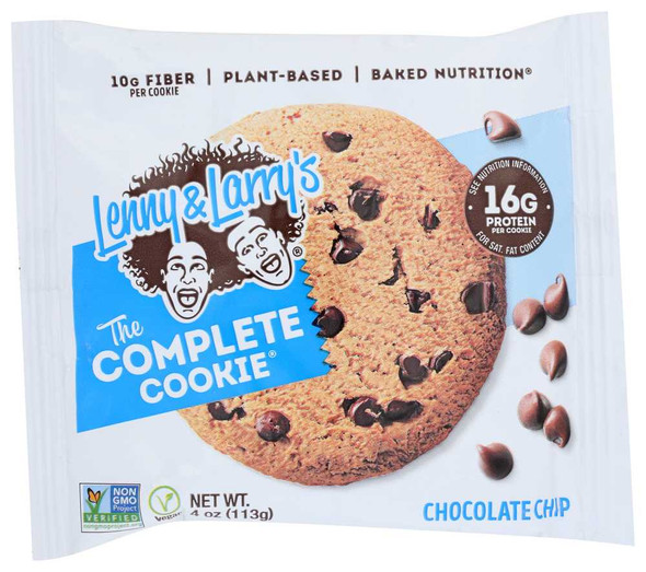 LENNY & LARRY'S: The Complete Cookie Chocolate Chip, 4 oz New