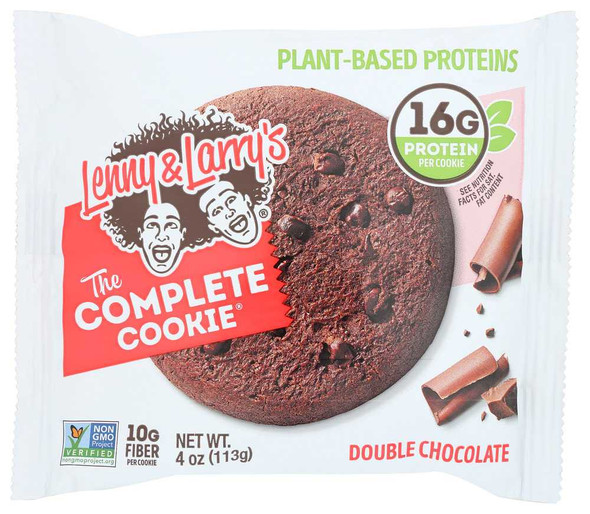 LENNY & LARRY'S: The Complete Cookie Double Chocolate, 4 oz New