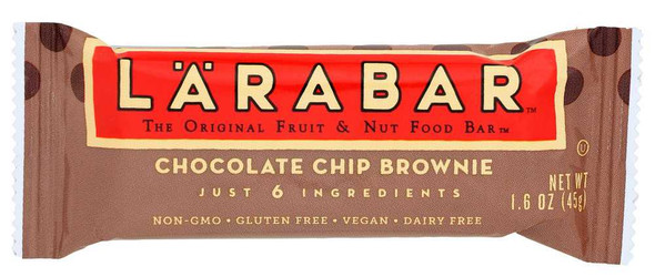 LARABAR: Chocolate Chip Brownie Fruit & Nut Bar, 1.6 oz New