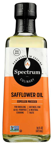 SPECTRUM NATURALS: High Heat Safflower Oil, 16 oz New
