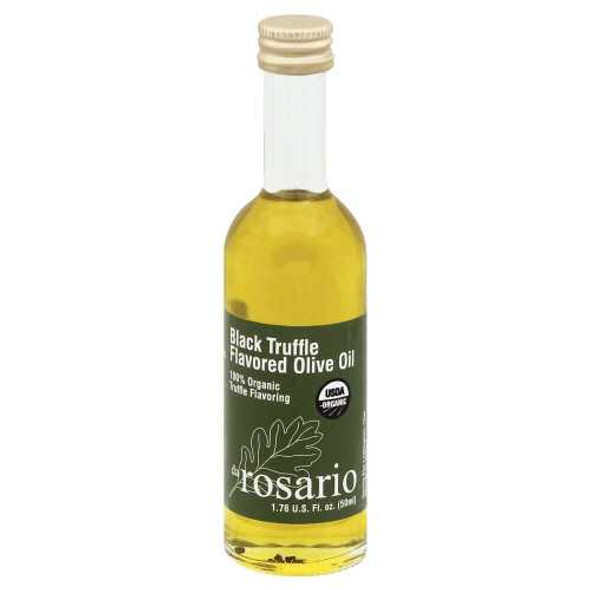 DAROSARIO ORGANICS: Organic Black Truffle Flavored Olive Oil, 1.76 oz New