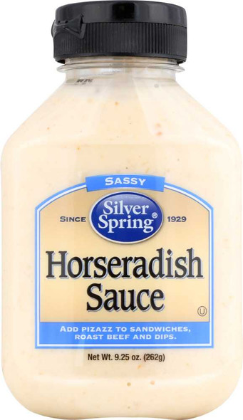 SILVER SPRING: Sassy Horseradish Sauce, 9.25 Oz New