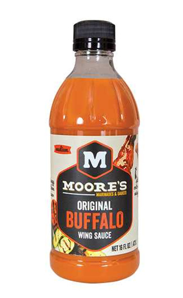 MOORE: Original Buffalo Wing Sauce, 16 oz New