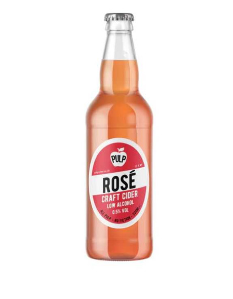 PULP CIDER: Low Alcohol Pulp Rose Cider, 16.9 fo New