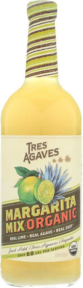 TRES AGAVES: Organic Margarita Mix, 33.8 oz New