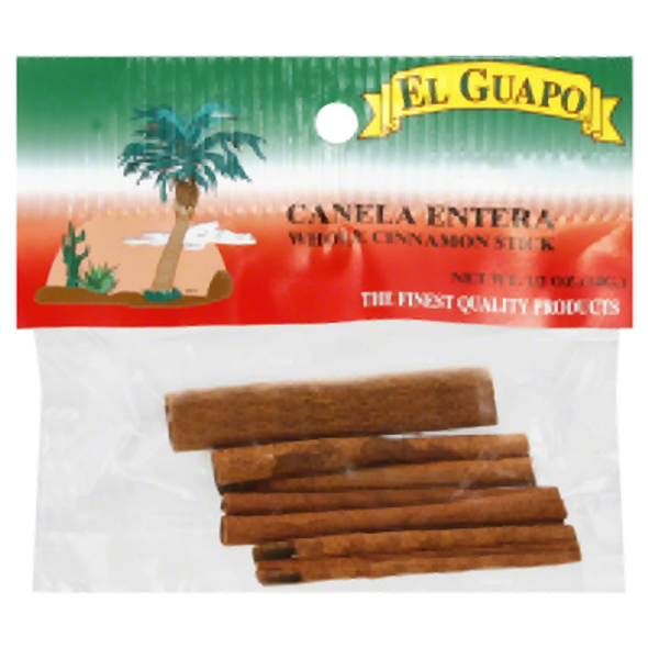 EL GUAPO: Canela Entera Cinnamon Stick, 0.25 oz New