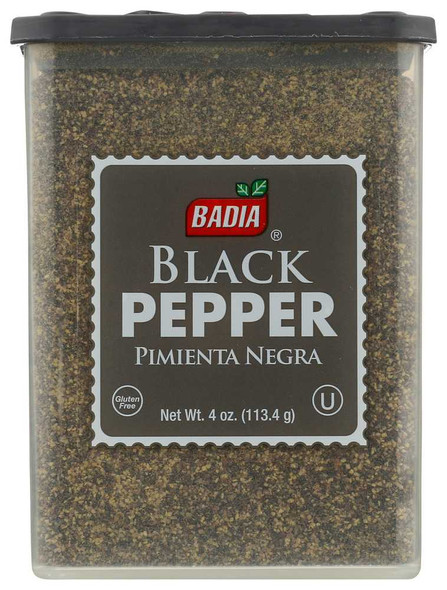 BADIA: Ground Black Pepper, 4 Oz New