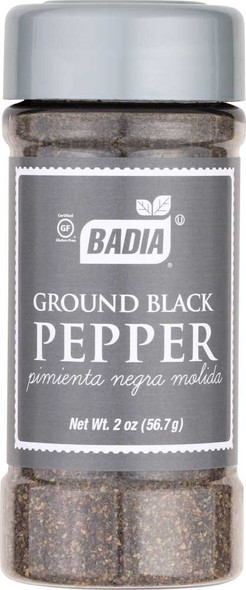 BADIA: Ground Black Pepper, 2 Oz New