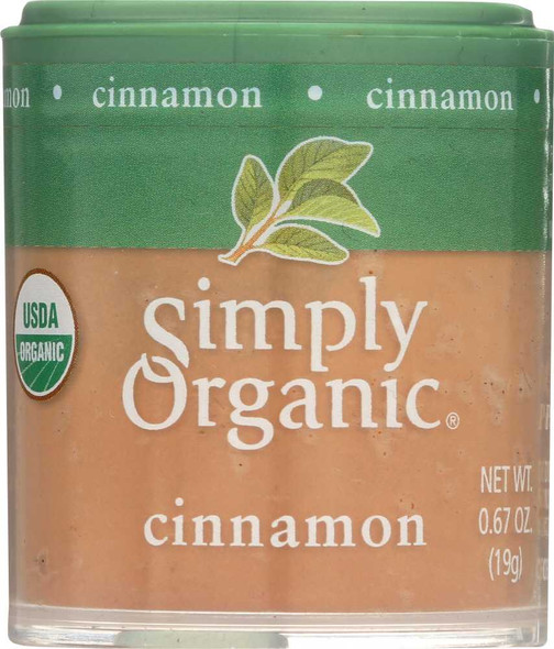 SIMPLY ORGANIC: Mini Cinnamon Powder, 0.67 oz New