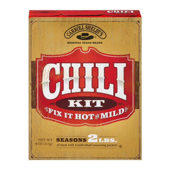Carroll Shelby's: Chili Kit, 4 oz New