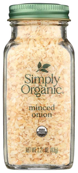 SIMPLY ORGANIC: Bottle Minced Onion Organic, 2.21 oz New