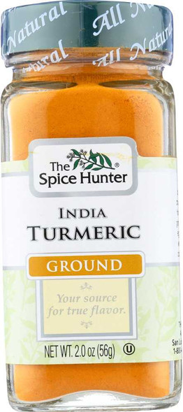 THE SPICE HUNTER: India Turmeric Ground, 2 oz New