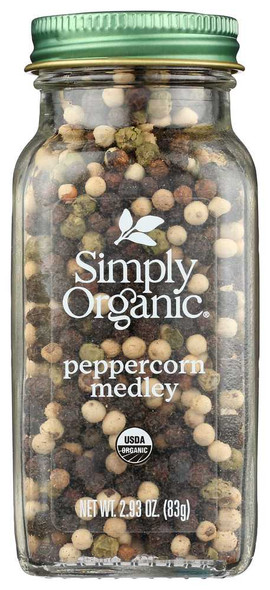 SIMPLY ORGANIC: Seasoning Peppercorn Medley, 2.93 oz New