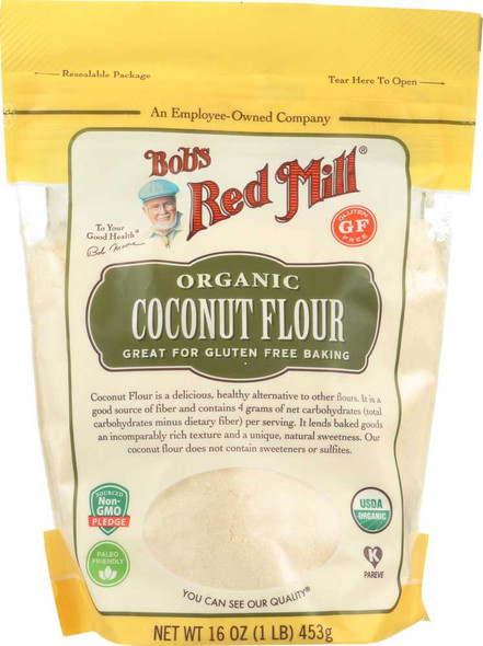 BOBS RED MILL: Organic Coconut Flour, 16 oz New
