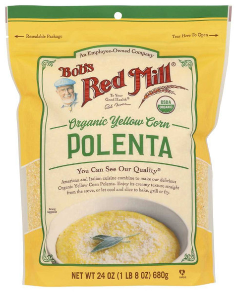 BOBS RED MILL: Organic Yellow Corn Polenta, 24 oz New