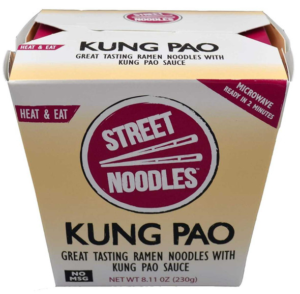 STREET NOODLES: Kung Pao Ramen Noodles, 8.11 oz New