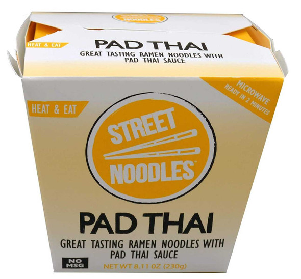 STREET NOODLES: Pad Thai Ramen Noodles, 8.11 oz New