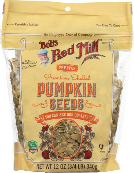 BOBS RED MILL: Premium Shelled Pumpkin Seeds, 12 oz New