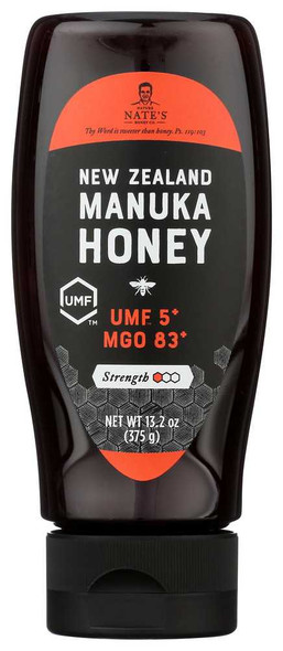 NATURE NATES: Manuka Honey Umf 5 Mgo 83, 13.2 oz New